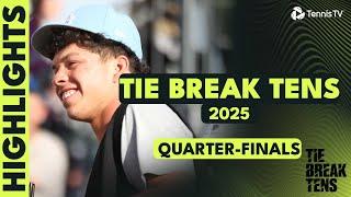 Rybakina, De Minaur, Swiatek, Fritz & More! | Tie Break Tens 2025 Quarter-Final Highlights