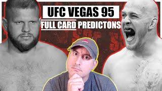 UFC Vegas 95: Tybura vs. Spivac 2 FULL CARD Predictions and Bets