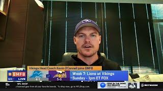 GMFB | 'Sam Darnold will be nightmare to Lions" - Kevin O'Connell claims Vikings are unbeaten in NFL