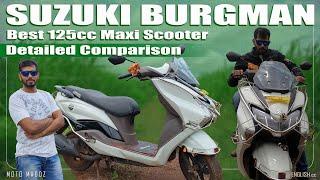 Best 125cc Maxi scooter? || Suzuki Burgman - ఇంత ధర 