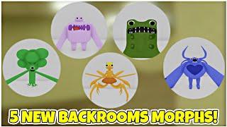 UPDATE 246  How to get ALL 5 NEW BACKROOMS MORPHS! (GARTEN OF BANBAN 3) - Roblox