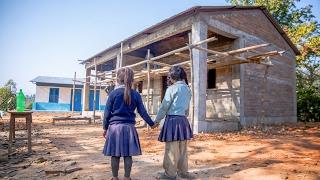 Mulabari CSEB Earth Brick School - Build up Nepal