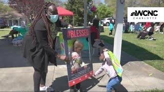 Community Easter Egg Hunt held in Charlotte's Hoskins neighborhood