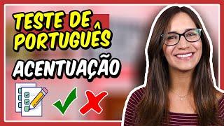 TESTE de PORTUGUÊS – ACENTUAÇÃO || Prof. Letícia Góes