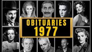 Famous Hollywood Celebrities We've Lost in 1977 - Obituary in 1977