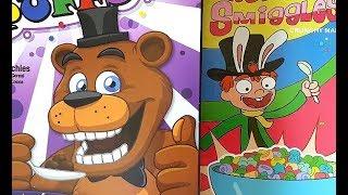 FNaF Cereal + Rick and Morty Cereal Review