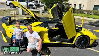 This cancer survivor dedicated his life to giving exotic car rides to other cancer patients!