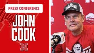 Nebraska Volleyball Coach John Cook talks NCAA Tournament selection, Big Ten Title I GBR