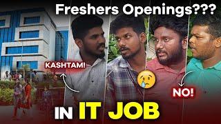 Reality of freshers to get into IT Job - Public Review| freshers it job vacancy 2024 tamil