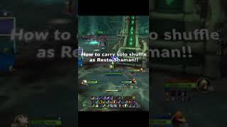 How to one shot someone as Resto Shaman! | WoW Dragonflight Pre-Patch 10.0.0 | WoW Solo Shuffle