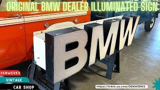 Illuminated Dealership BMW Sign - Denwerks - Bring a Trailer