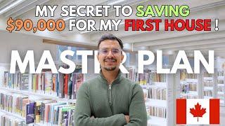 HOW I SAVED $90,000 IN CANADA FOR MY HOUSE | FULL PLAN