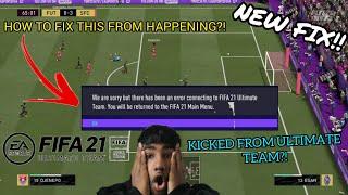 How to FIX "ERROR CONNECTING TO FIFA 21 ULTIMATE TEAM"?! | *Explained!* | TOP 5 WAYS! |