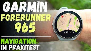 Garmin Forerunner 965 Navigation im Test deutsch