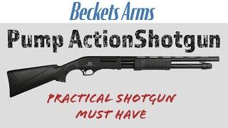 Pump action practical Shotgun