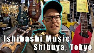 Ishibashi Music -Shibuya Tokyo \\ vlog #guitarstore #tokyo