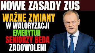 NOWE ZASADY ZUS! WAŻNE ZMIANY W WALORYZACJI EMERYTUR – SENIORZY BĘDĄ ZADOWOLENI!