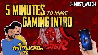 HOW TO MAKE INTRO WITHIN 5 MINUTES || #HipsterGaming