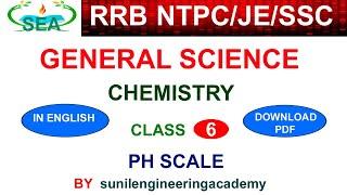 RRB NTPC CLASSES IN ENGLISH/RRB JE CBT 2 CLASSES/SSC CGL/SSC CHSL/GENERAL SCIENCE-CHEMISTRY CLASS 6