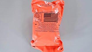 Testing US Humanitarian MRE  (Meal Ready to Eat) Menu 4