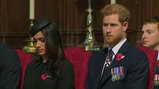 Meghan Markle, Prince Harry and Prince William attend Anzac Day service | 5 News