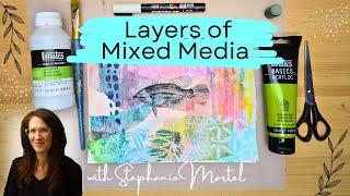 Layering For Beginners In Mixed Media