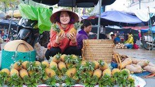 Harvest Spring Pineapple & Bring It To Market To Sell, Grass Harvest Animal Care - Spring Crop Care