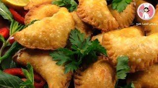 Crispy puff samosa سمبوسة البف المقرمشة - سمبوسك وطريقة حفظها لرمضان مبارك