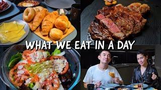 What we eat in a day | Alfred and Cheens