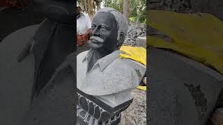 Granite Stone "Natural Human Face 2.6ft idol" Shipping to Karnataka # GS Creative Design