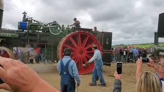 150 Horse Power Steam Engine Case Pulls 35 Tons