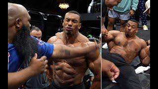 Ouch! Larry Wheels Get Knocked Out By Power Slap Super Heavyweight #larrywheels