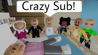 DAYCARE CRAZY SUBSTITUTE TEACHER | Funny Roblox Moments | Brookhaven RP