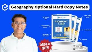 Geography Optional Hard Copy Notes by Shabbir A Bashir | Preparation Guide for Geography Optional