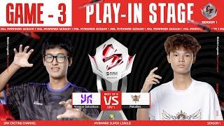 [Game - 3] Yangon Galacticos vs Paladins | MLBB Super League Season 1