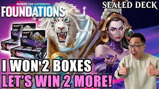 I'm Sick And The Only Cure Is Winning More Boxes | MTG Arena Win-A-Box | Foundations Sealed Deck