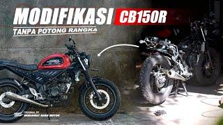 modif TANPA POTONG RANGKA tetap GAGAH ! CB150R.