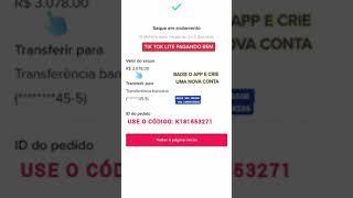 SAIBA COMO BURLAR O TIKTOK LITE - BUG DO CÓDIGO