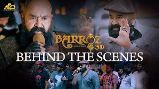 Mohanlal on set as a Director / Actor - BARROZ : Behind The Scenes | Aashirvad Cinemas
