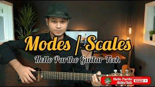 Guitar Scales - Modes - Hello Partho Guitar Tech