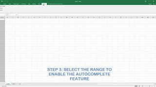 Excel Autocomplete As You Type