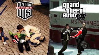 Grand Theft Auto 4 vs. Sleeping Dogs - Physics & Details Comparison