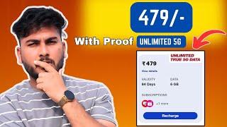 With Proof  479/- Plan Unlimited 5G 2024 | kya Jio 479 Plan Me Unlimited 5G Data Milega ?