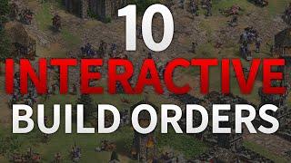 10 Interactive Build Orders for AoE2:DE