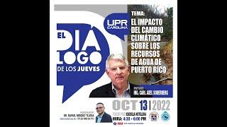 El impacto del cambio climático sobre los recursos de agua de Puerto Rico