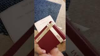 Unboxing jovi leather wallet