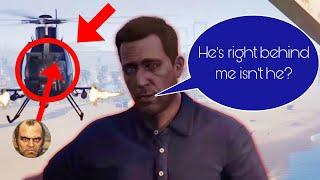 GTA 5 killing Steve Haines with a buzzard chopper