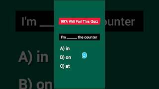 Prepositions Test: ON IN AT | English Grammar Quiz | Learn English