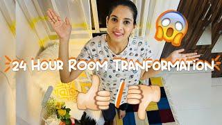 24 Hour Room Transformation Challenge **Extreme makeover challenge** Aesthetic D'vya