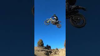 Dirt Bike Canyon Gap! Woo Hoo!! #dirtbike #jump #enduro #motocross #fun #funventure #2stroke